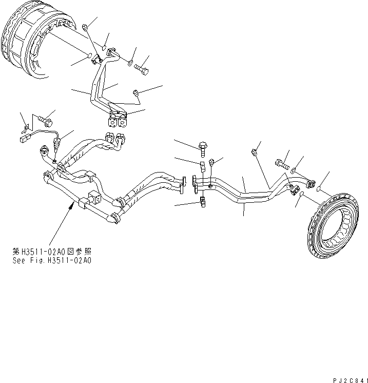 HM350-1R RONT BRAKE COOLING