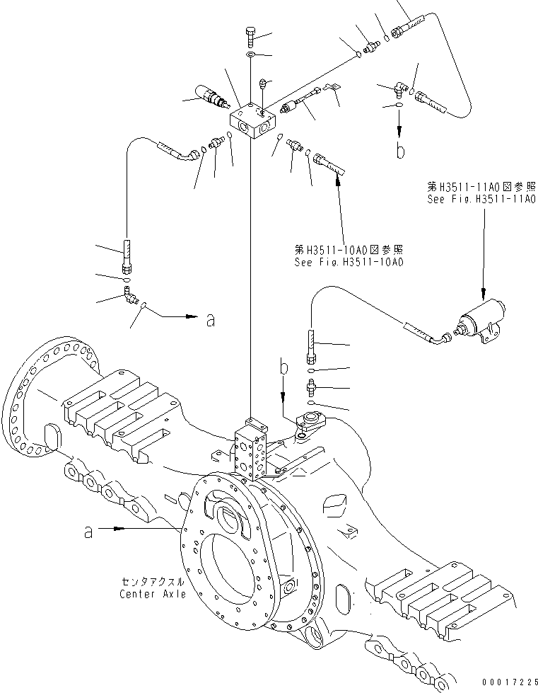 Part 400. CENTER BRAKE COOLING (DIFFERENTIAL LOCK LINE) [F3456-02A0]