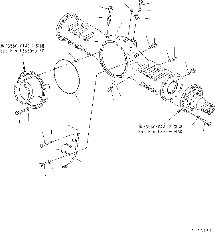 Part 460. REAR AXLE (HOUSING AND RELATED PARTS) [F3560-05A0]