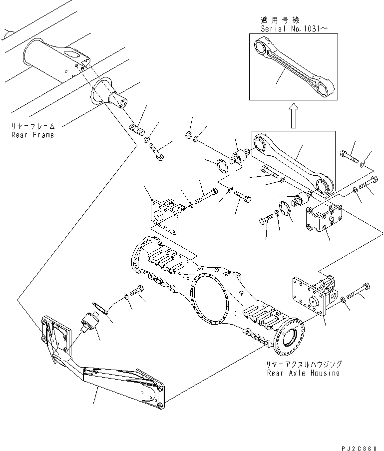 Part 520. REAR AXLE SUPPORT [F3860-01A0]