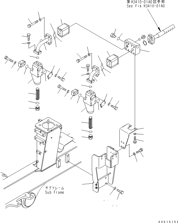 Part 270. HYDRAULIC PIPING (LINE FILTER AND PIPING) [H3410-04A0]