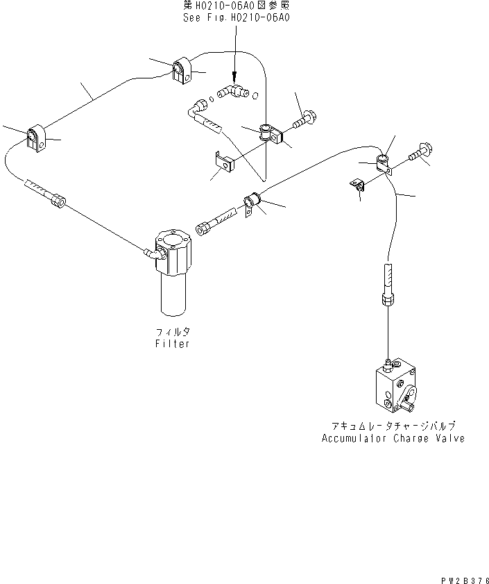 Part 580. BRAKE PIPING (PUMP TO CHARGE VALVE) [H3540-01A0]