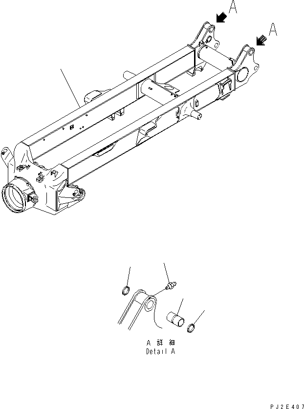 Part 40. REAR FRAME (FOR 20M3 BODY) [J3135-01A1]