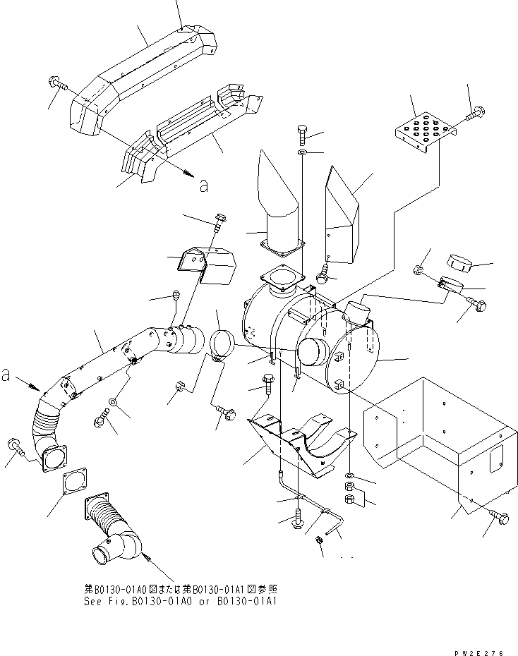 Part 150. EXHAUST PIPING(#1001-1011) [J3510-01A0]