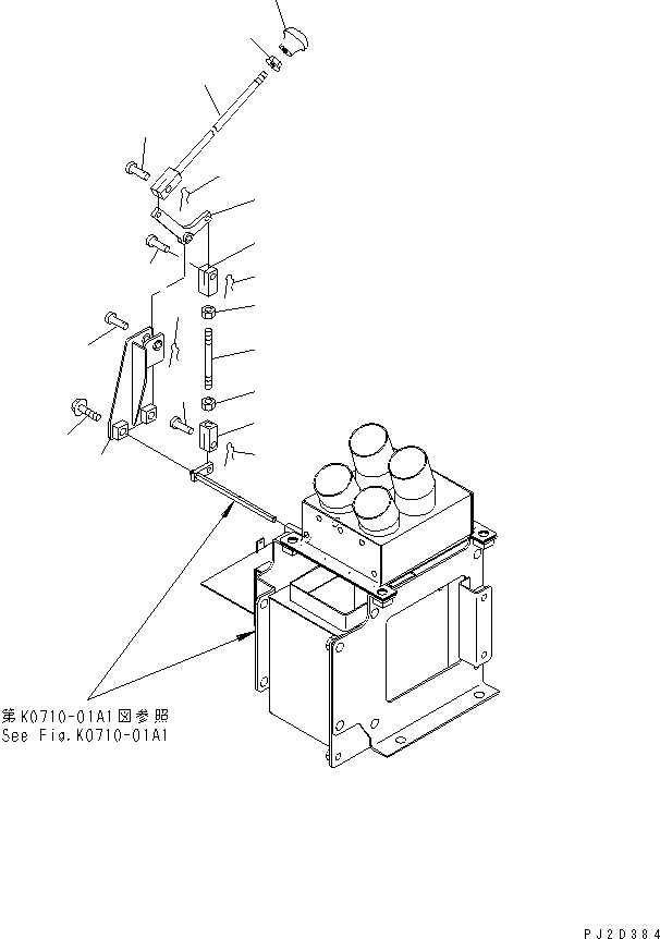 Part 400. AIR CONDITIONER (CAR HEATER) (HEATER BOX LEVER) [K0710-06A1]