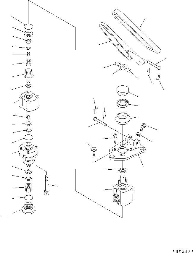 Part 510. FLOOR (BRAKE VALVE¤ INNER PARTS)(#1001-1001) [K3100-04A0]