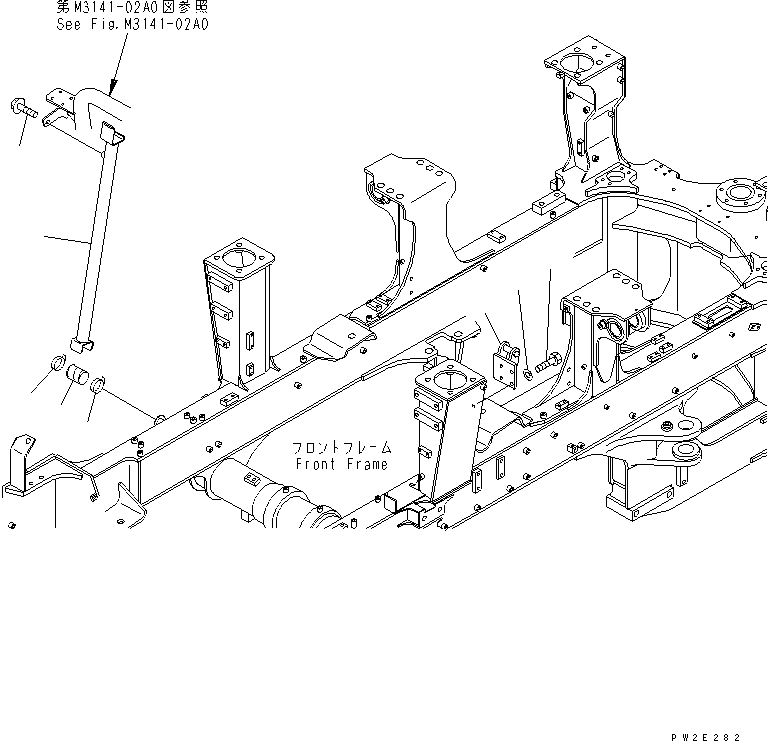 Part 570. CAB TILT CYLINDER AND RELATED PARTS (CYLINDER LESS SPEC.) [K3120-01A1]