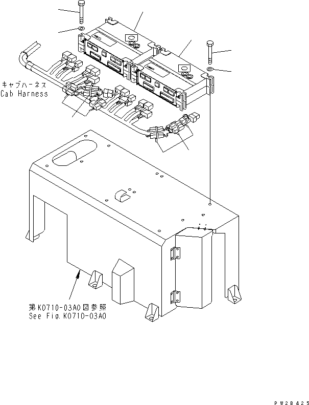 Part 770. CAB ELECTRICAL (TRANSMISSION CONTROLLER AND BRAKE CONTROLLER)(#1001-1041) [K3291-03A0]