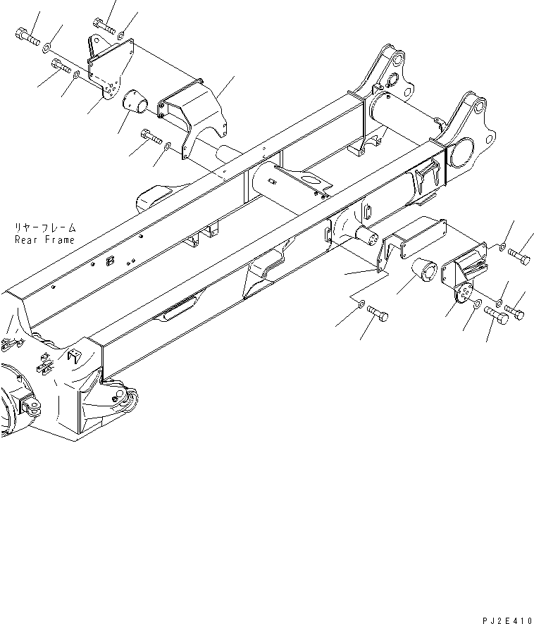 Part 150. EQUALIZER BAR MOUNTING PARTS (FOR 20M3 BODY) [S3300-03A1]