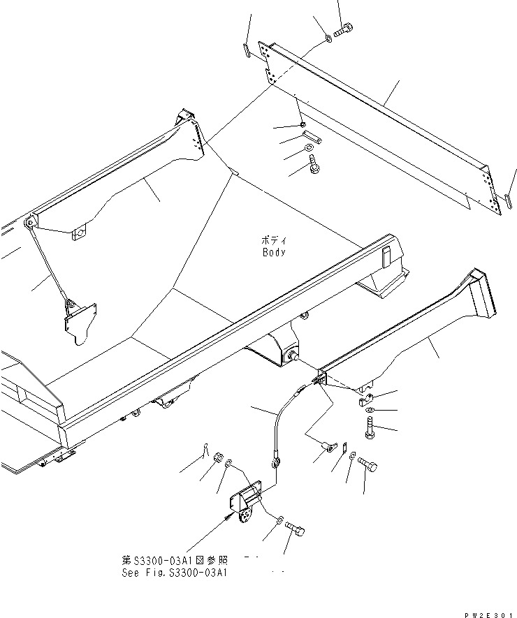 HM350-1R AIL GATE(#1001-1082)