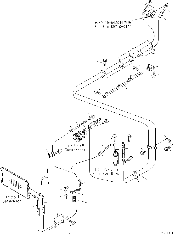 HM350-1R IR CONDITIONER PIPING (COOLING)