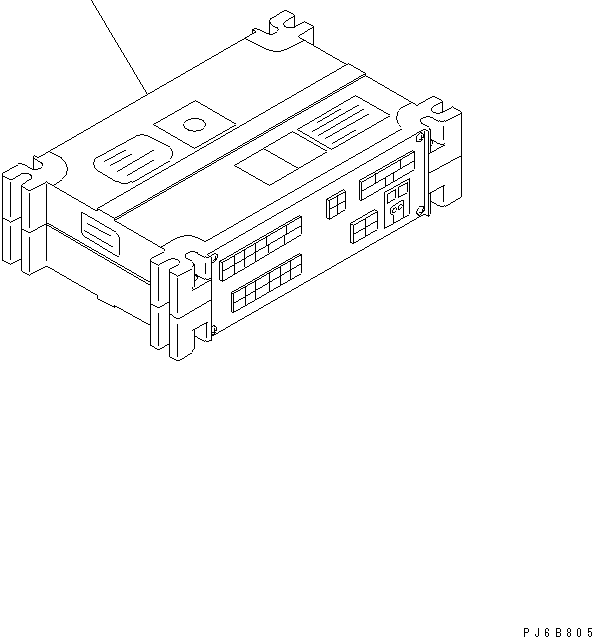 SAA6D0BR UEL CONTROL (CHASSIS MOUNT)(#110014-110811)