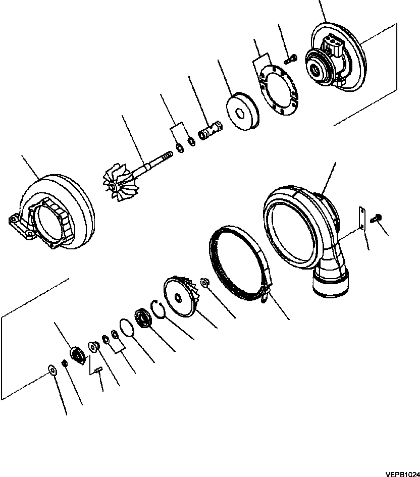 Part |$14. TURBOCHARGER [A1203-B8A1]