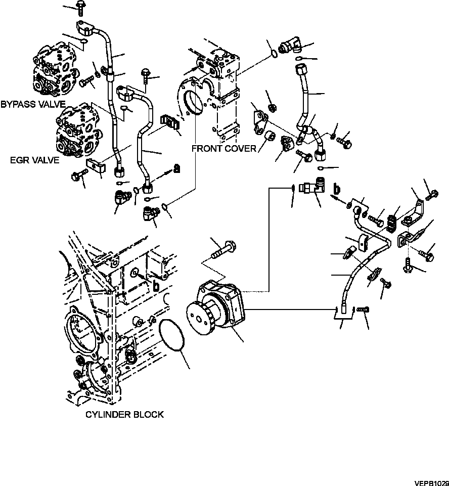 Part |$60. EXHAUST GAS RECIRCULATION (EGR) (4/6) ENGINE S/N 533487- [A1216-B8B8]