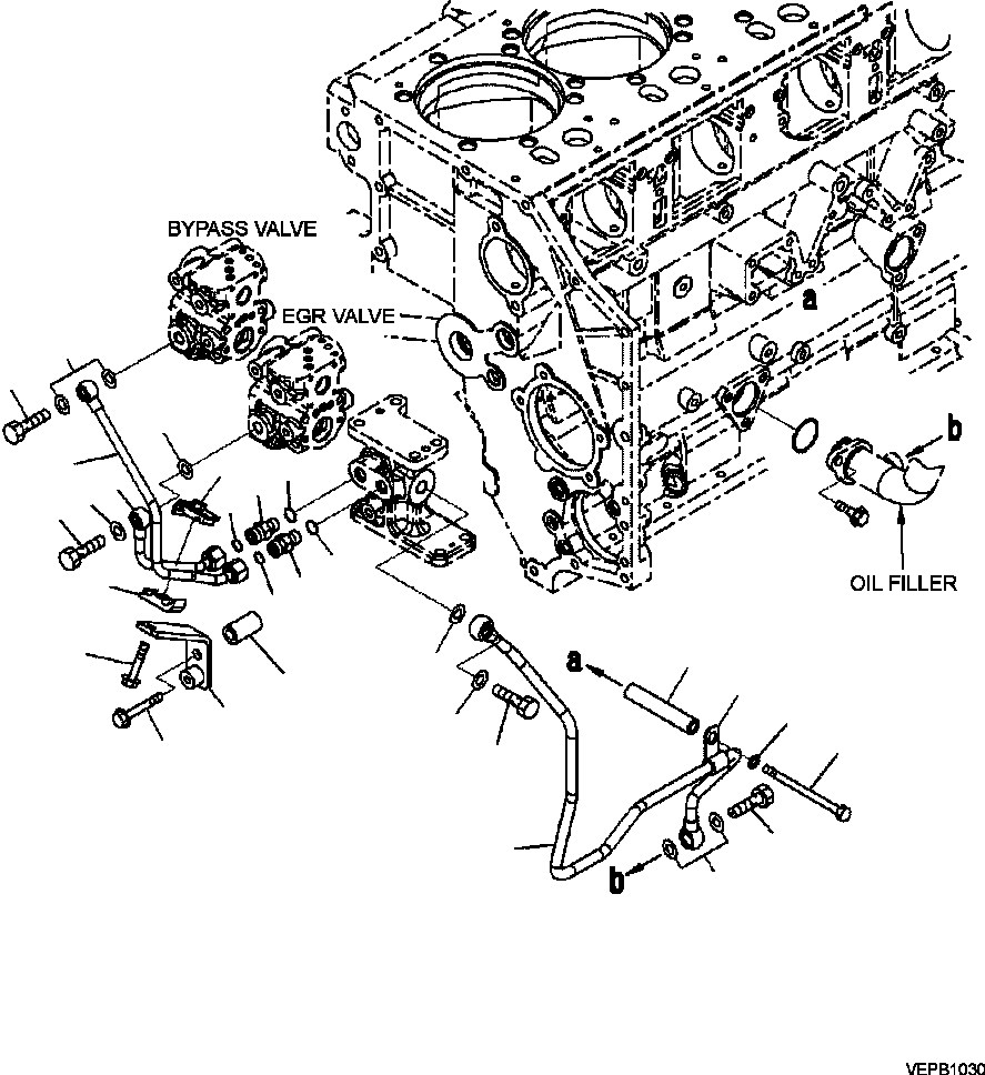 Part |$62. EXHAUST GAS RECIRCULATION (EGR) (5/6) ENGINE S/N 533487- [A1216-B8B9]