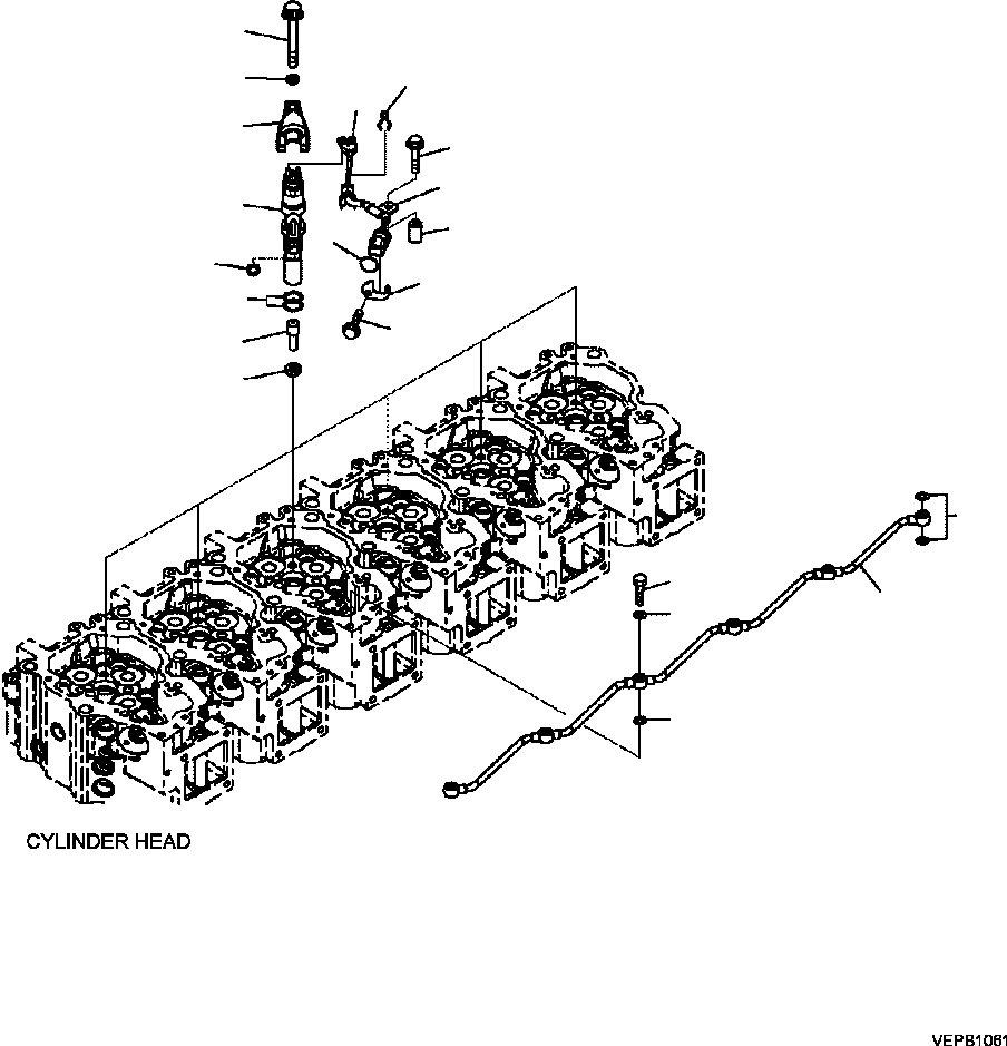 HM350-AE VEPB1061 4112-B8A2 FUEL INJECTOR