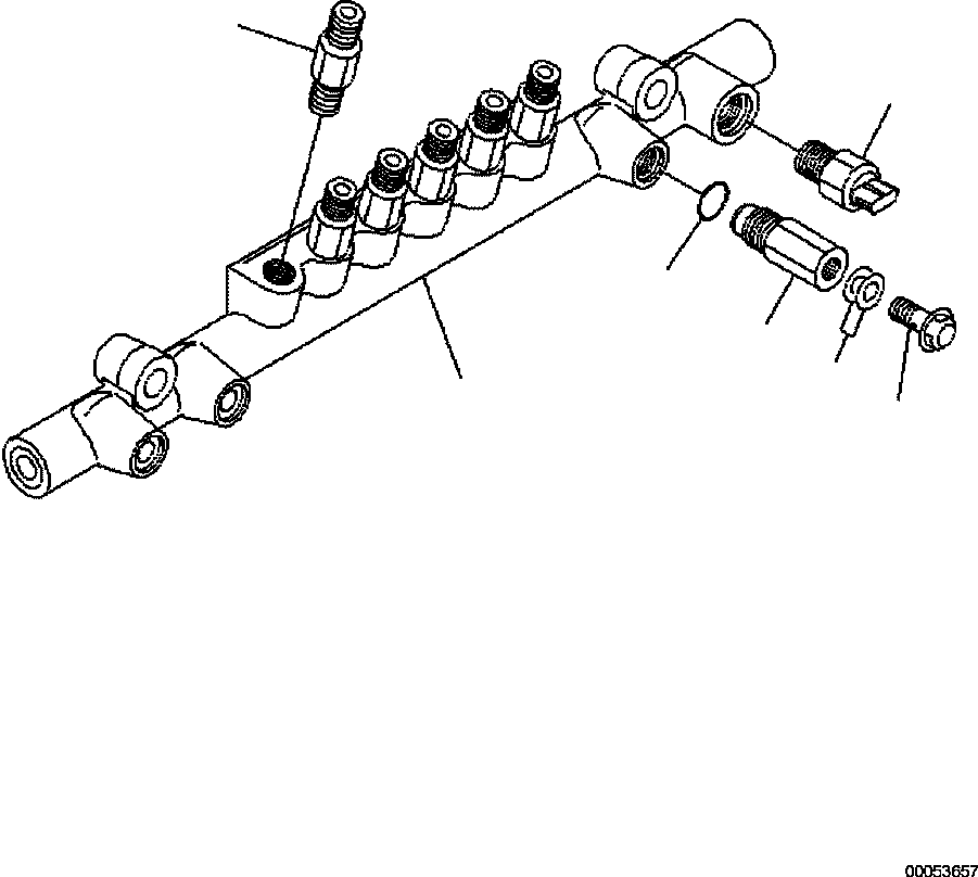 Part |$122. COMMON RAIL [A4201-B8A0]