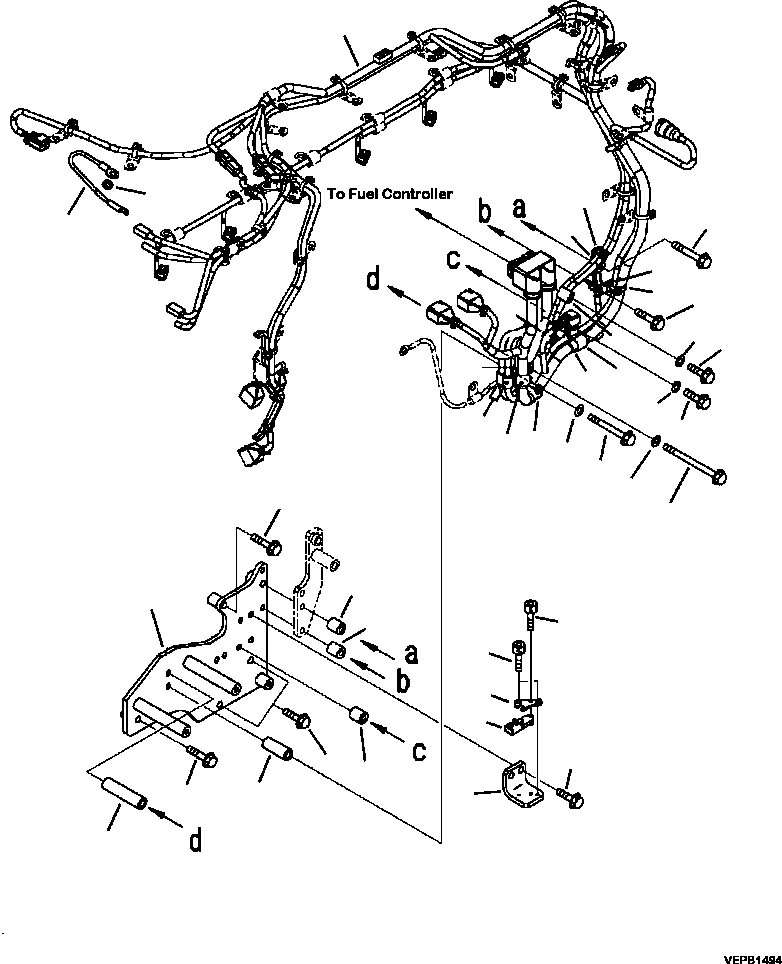 Part |$182. ENGINE WIRING HARNESS (1/4) [A6126-B8A1]