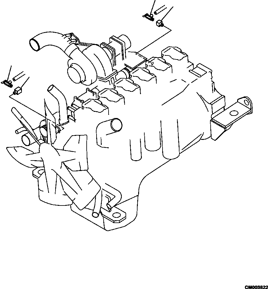 Part |$6. ENGINE AIR CONDITIONER AND HEATER ADAPTERS [B0150-01A0]