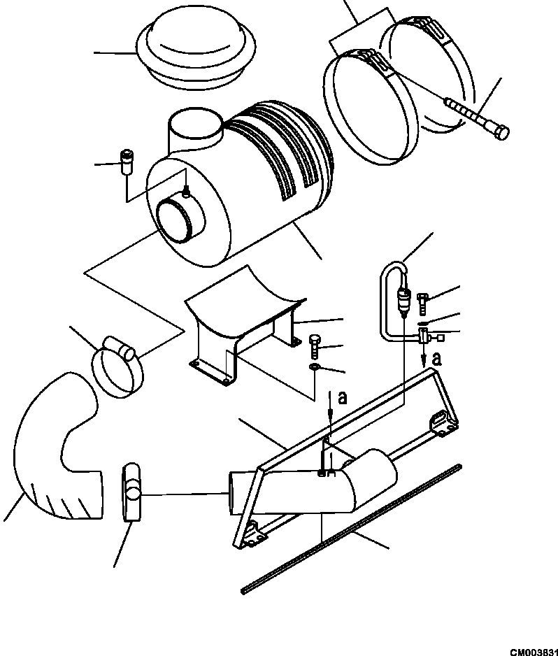 Part |$6. AIR CLEANER AND PIPING [D0150-03A0]