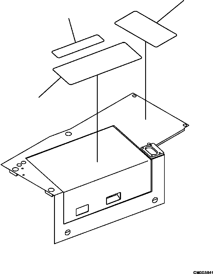 Part |$22. BATTERY BOX PLATE [E0150-13A0]