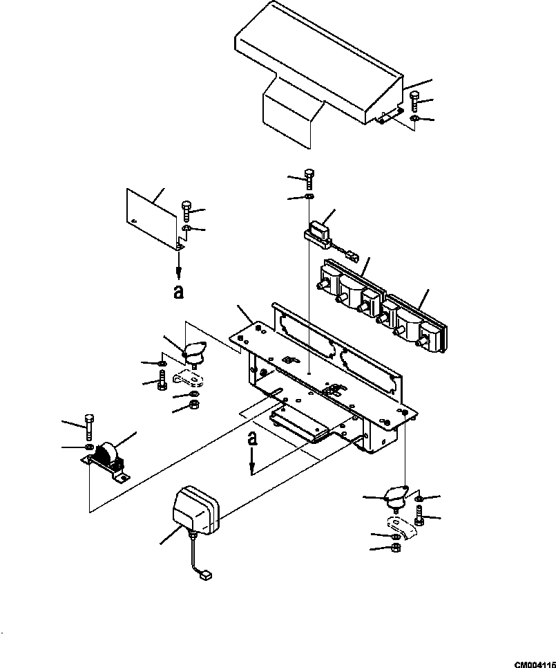 Part |$34. REAR LAMP AND BACK-UP ALARM [E0302-01A0]