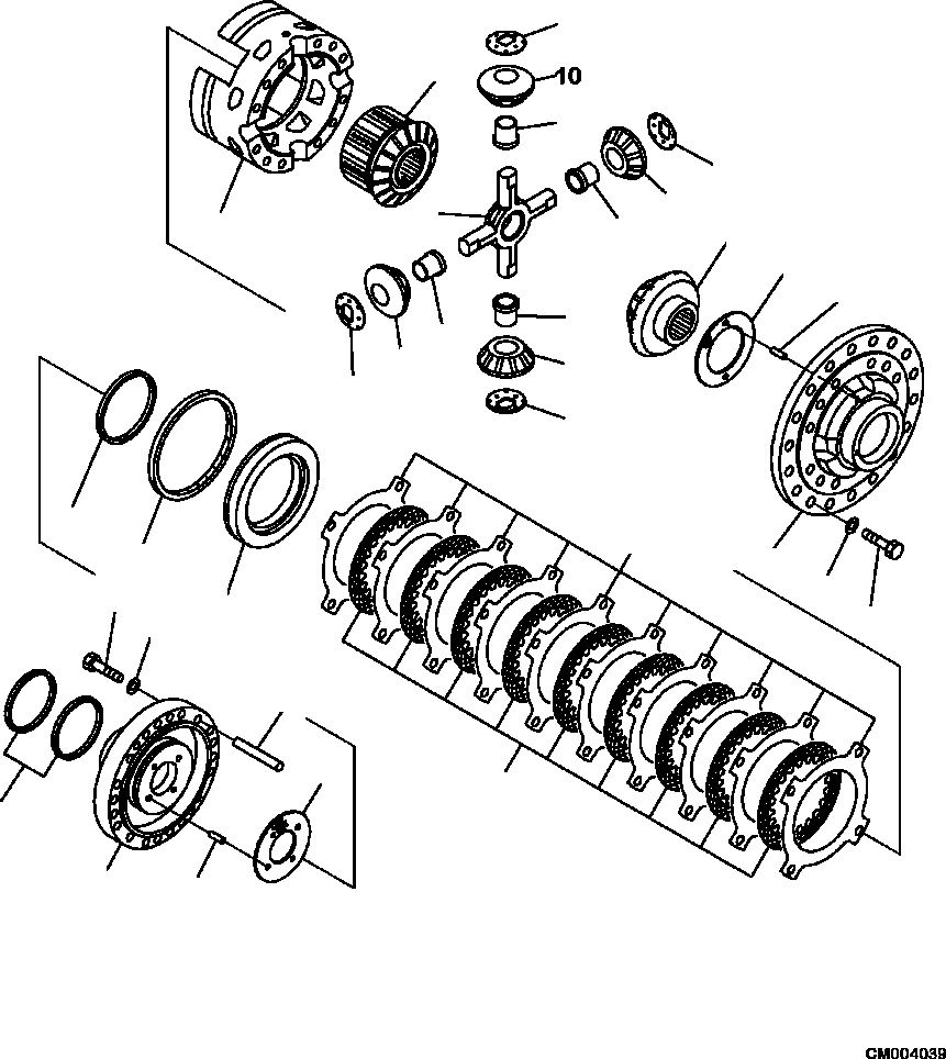 Part |$70. CENTER AXLE DIFFERENTIAL LOCK [F3450-02A0]