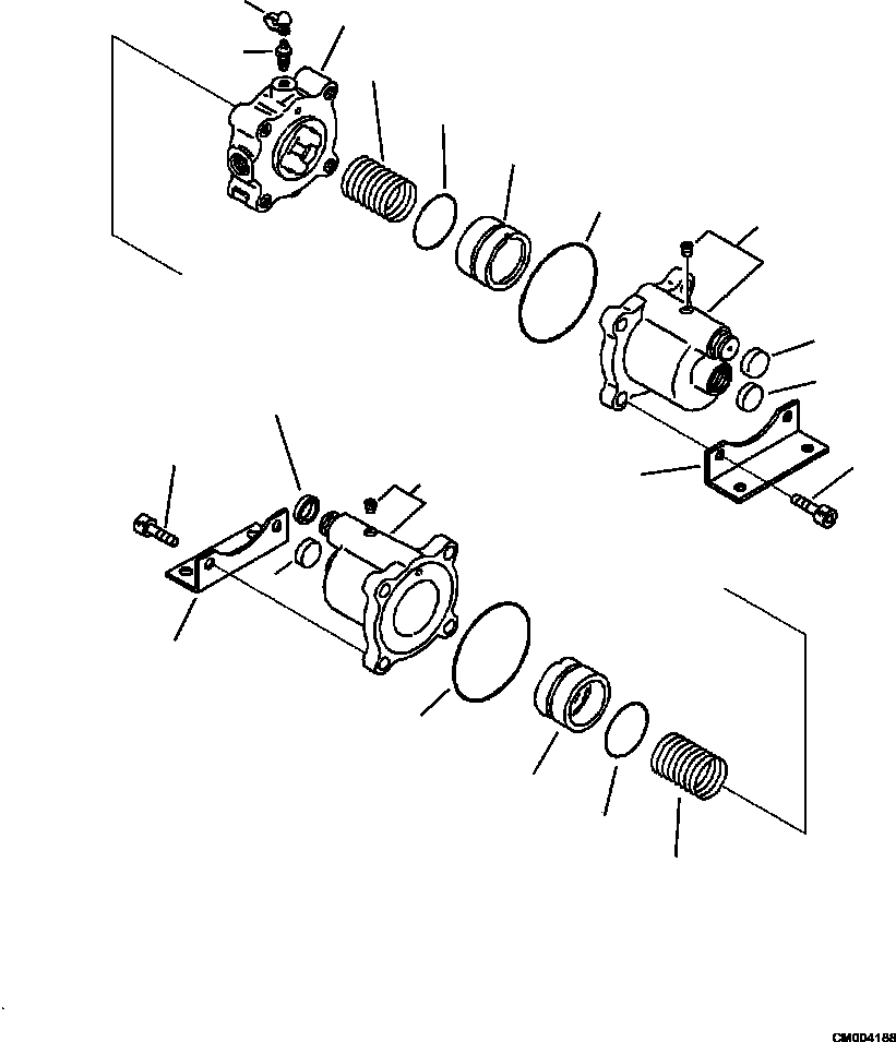 Part |$92. CENTER BRAKE OIL PIPING SLACK ADJUSTER [F3455-01A1]