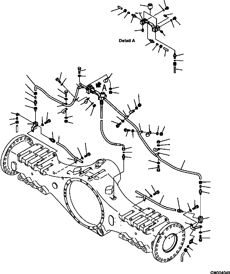 Part |$96. BRAKE CENTER - DRAIN PIPING [F3455-03A0]