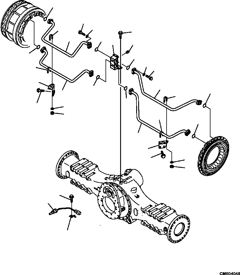 Part |$104. BRAKE OIL CIRCUIT CENTER COOLING [F3455-08A0]