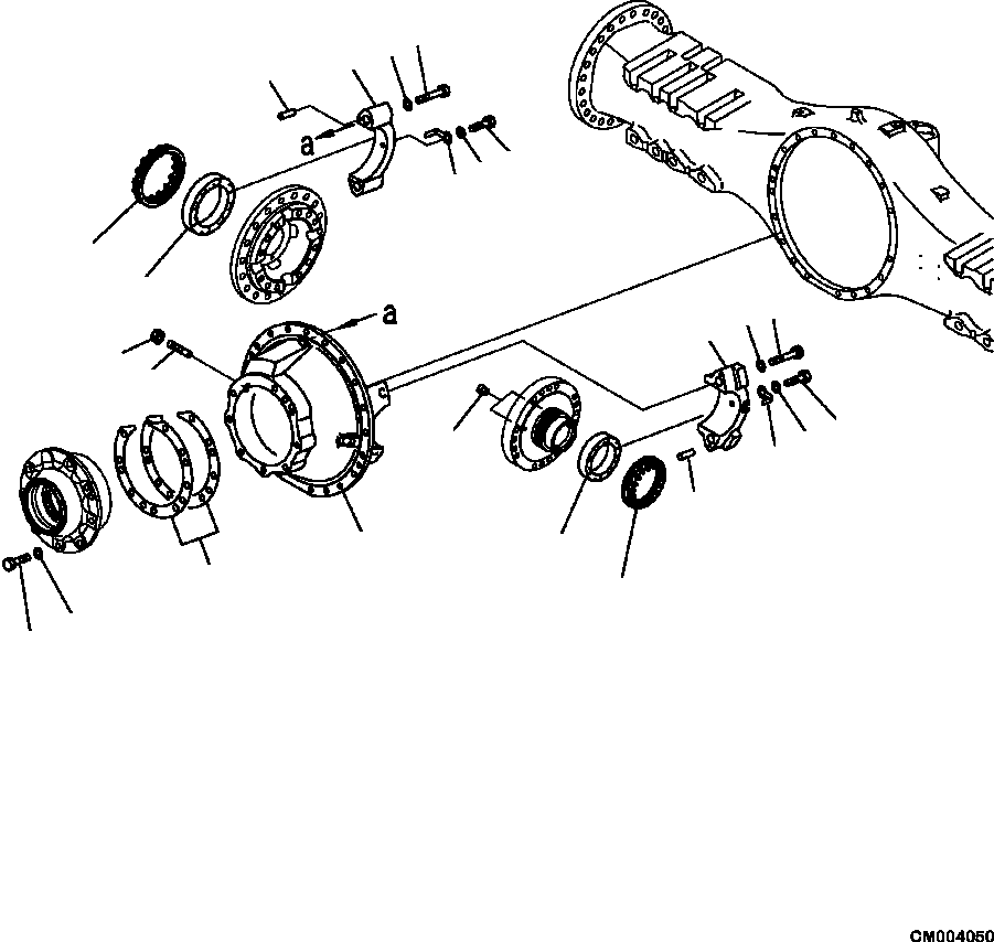 HM350-AE CM004050 3560-01A0 REAR AXLE CARRIER