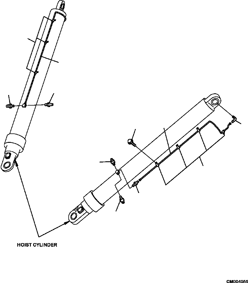 HM350-AE CM004055 3720-01A0 LUBRICATION REAR