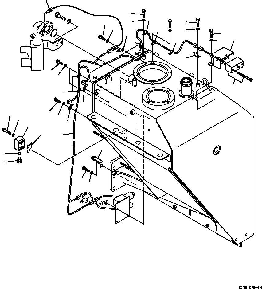 Part |$20. HYDRAULIC TANK SENSOR AND TURN SIGNAL ( A11001-A11105) [H0150-04A1]