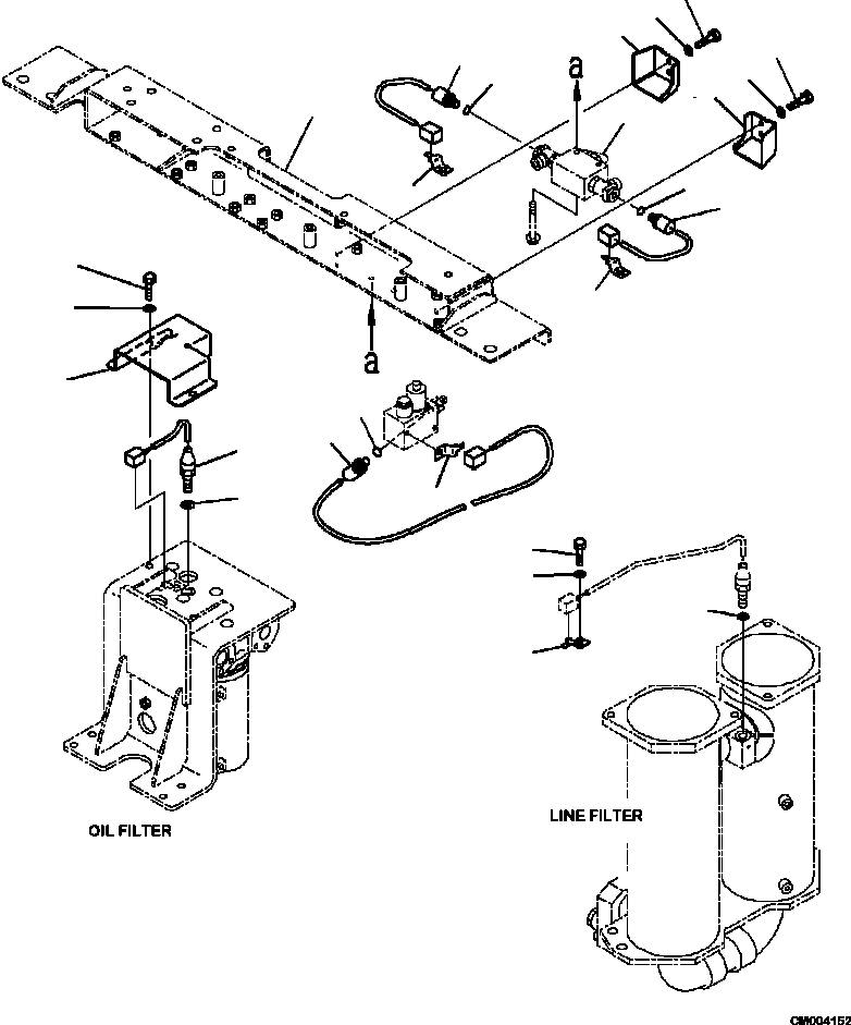 Part |$66. HYDRAULIC PIPING TRANSMISSION PIPING AND SENSOR [H3310-03A0]