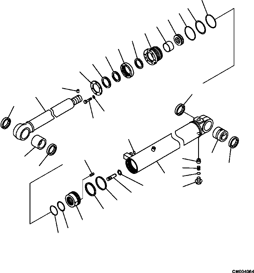 HM350-AE CM004064 3410-08A2 STEERING CYLINDER