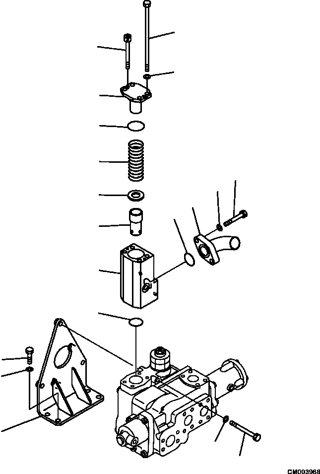 Part |$108. HYDRAULIC PIPING HOIST VALVE MOUNTING [H3410-13A4]