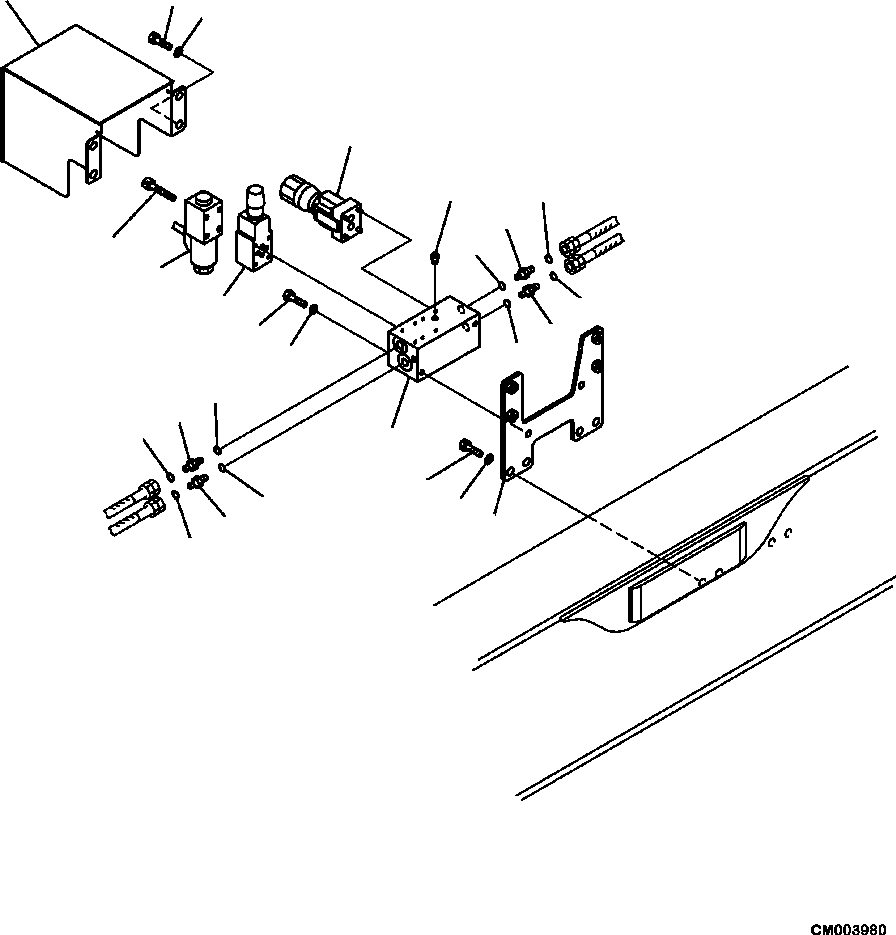 Part |$144. DIFFERENTIAL LOCK PIPING RELATED VALVES [H3511-17A0]