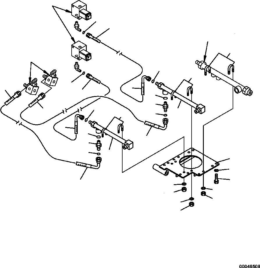 Part |$168. BRAKE PIPING ACCUMULATOR PIPING [H3540-02A0]