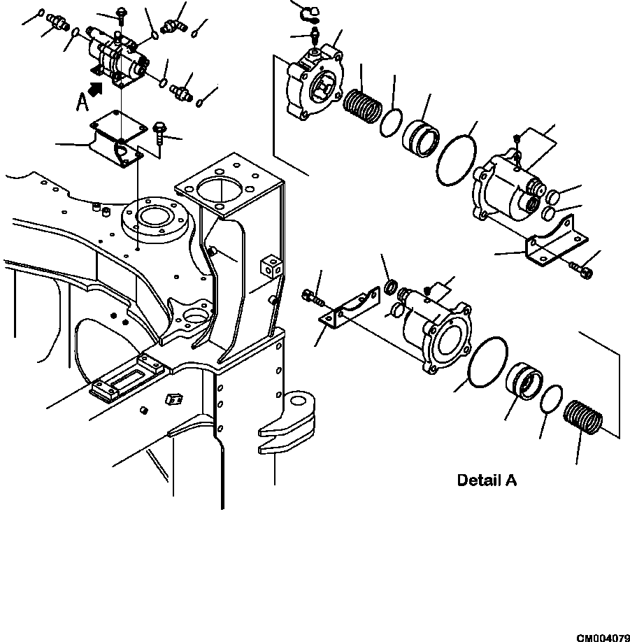 Part |$182. BRAKE PIPING BRAKE CONTROL SLACK ADJUSTER [H3540-09A0]