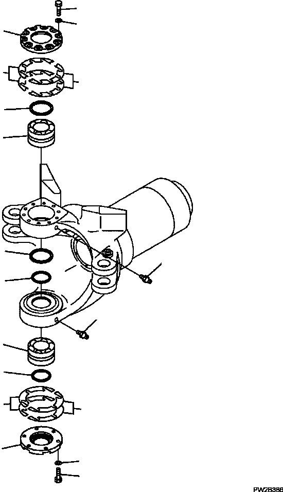 Part |$4. HITCH FRAME BEARINGS AND SHIMS [J3140-01A0]