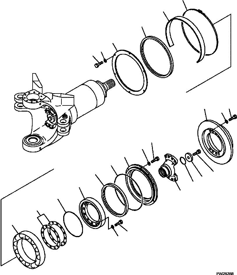 Part |$8. HITCH FRAME REAR [J3140-03A0]