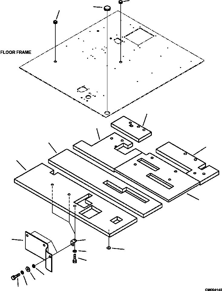 Part |$32. FLOOR UNDER SHEET [K0200-16B0]