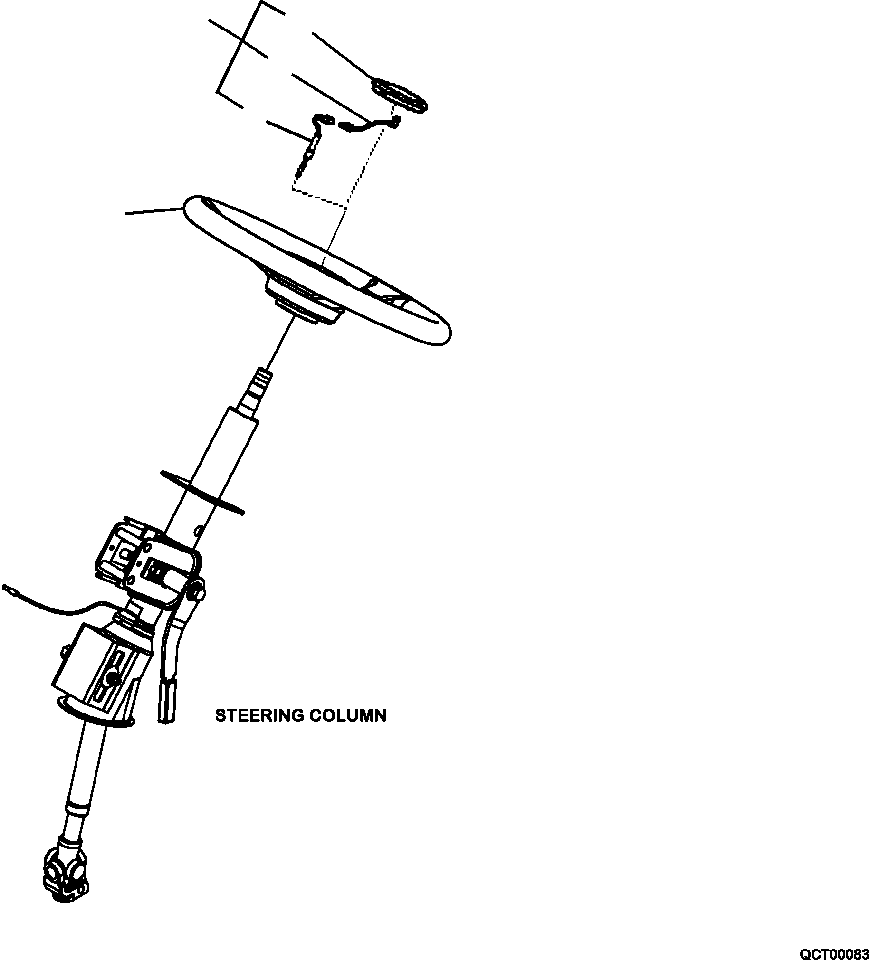 HM350-AE QCT00083 0200-38B0 STEERING STEERING WHEEL