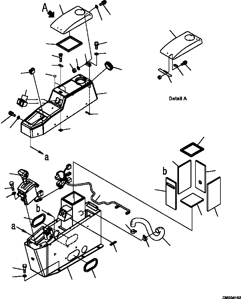 Part |$90. FLOOR CONSOLE BOX (1/2) [K0200-44B0]