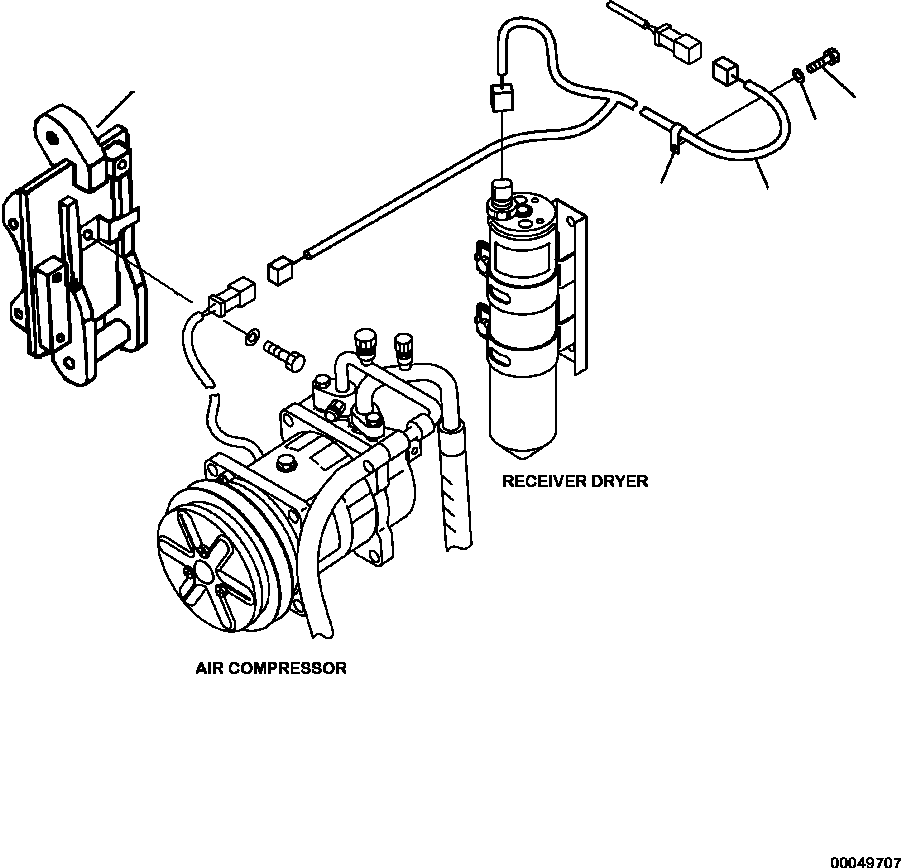 Part |$116. AIR CONDITIONING HARNESS IN BATTERY BOX [K0200-94B0]