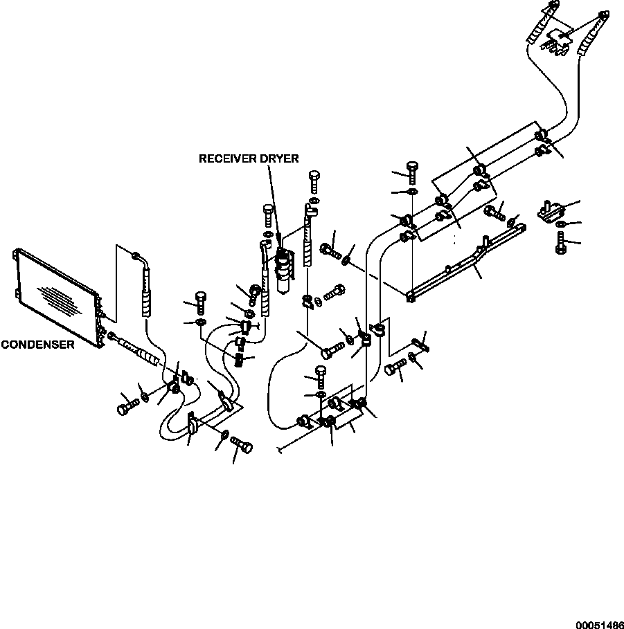 Part |$118. AIR CONDITIONER COOLING PIPING [K0200-95B0]