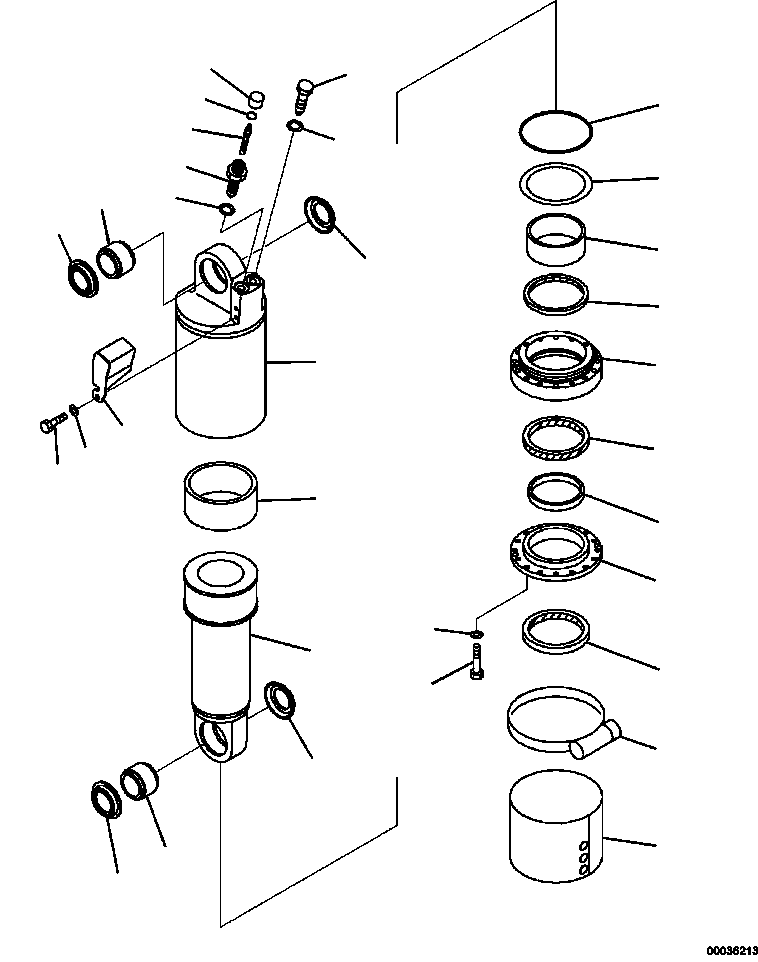 Part |$10. SUSPENSION CYLINDER FRONT, L.H. AND R.H. [S3100-03A0]