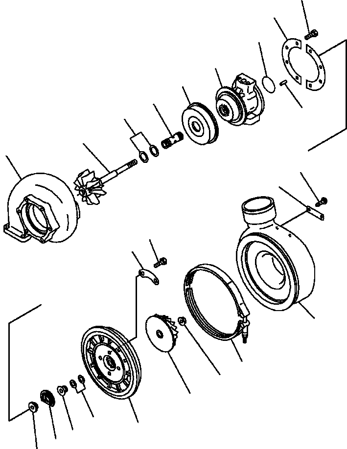 Part |$6. TURBOCHARGER - (KTR110L-585E) INNER PARTS [A1530-B4G3]