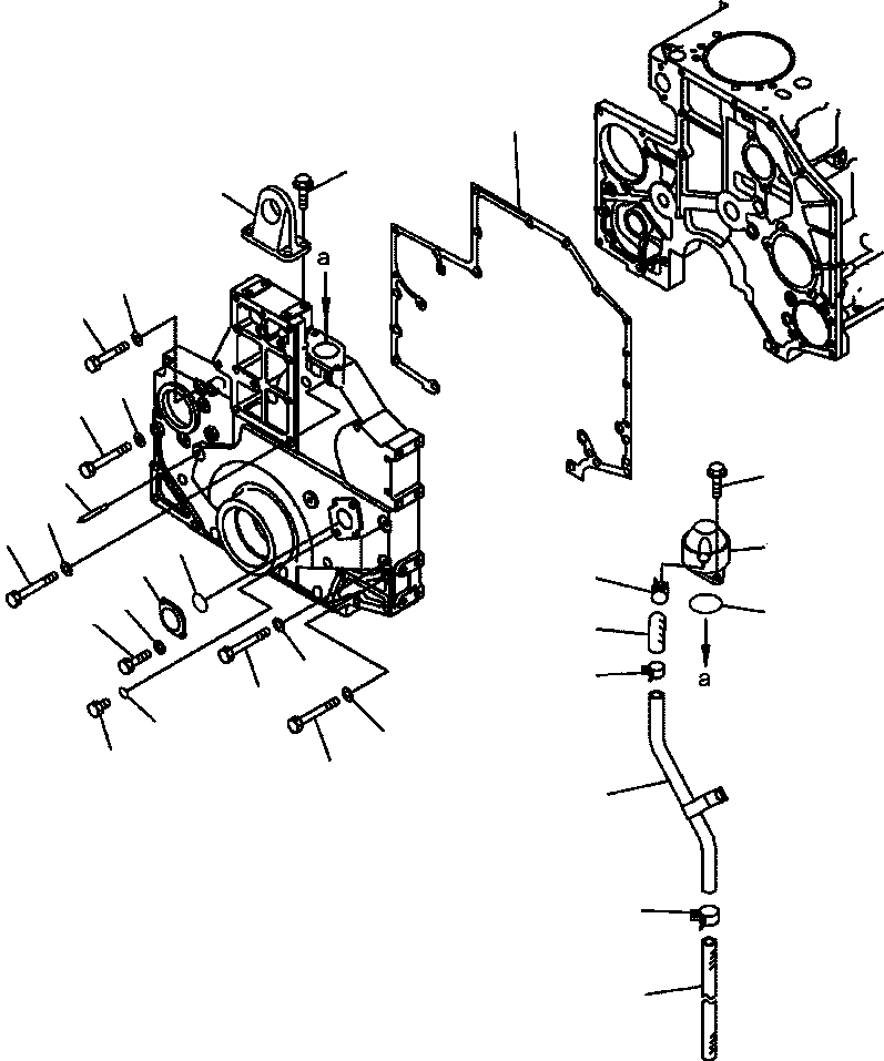 Part |$15. FRONT COVER MOUNTING AND BREATHER [A2041-A4G1]