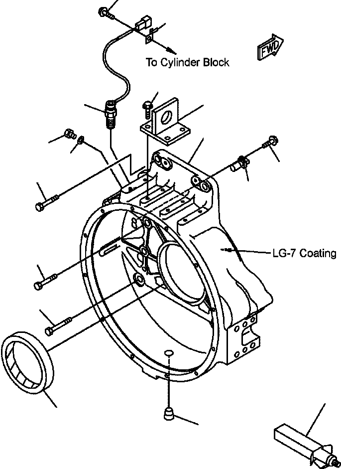 Part |$20. FLYWHEEL HOUSING [A2210-A4F5]